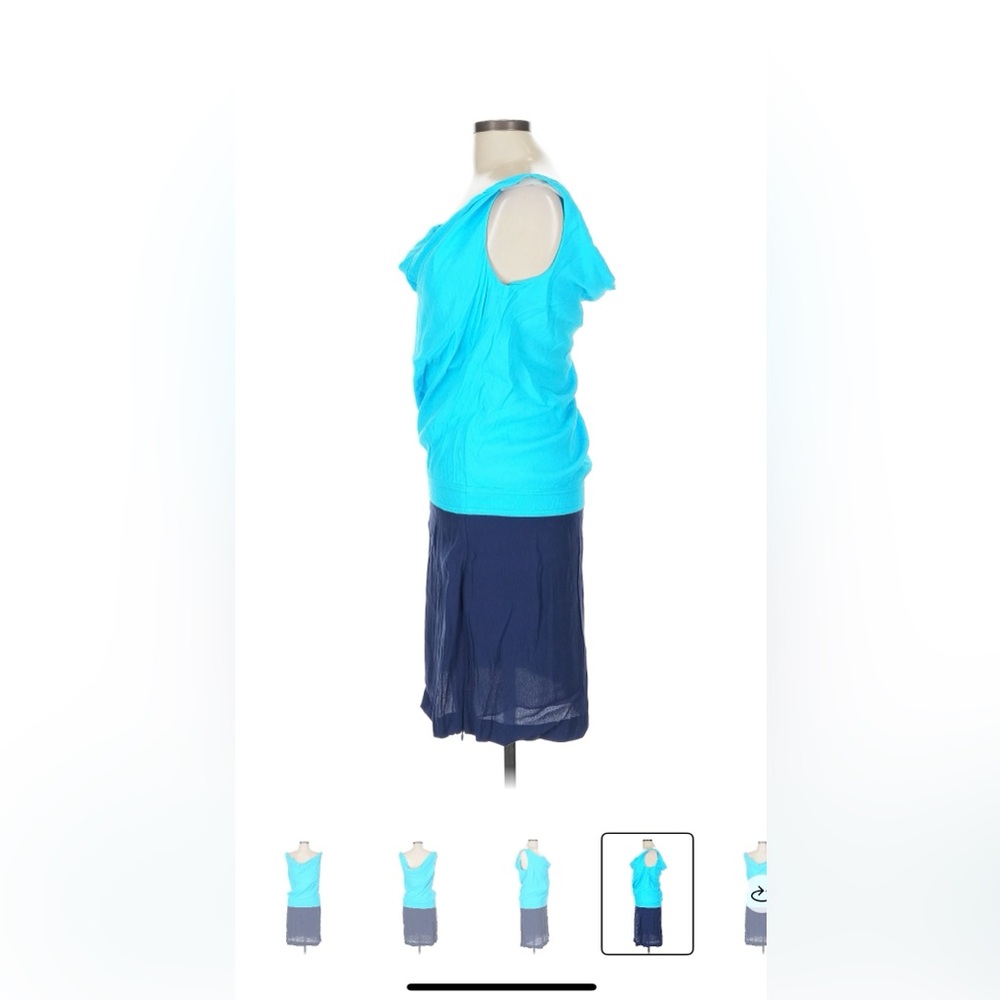 Diane Von Furstenberg Vibrant Blue Dress size 6 - Picture 5 of 9